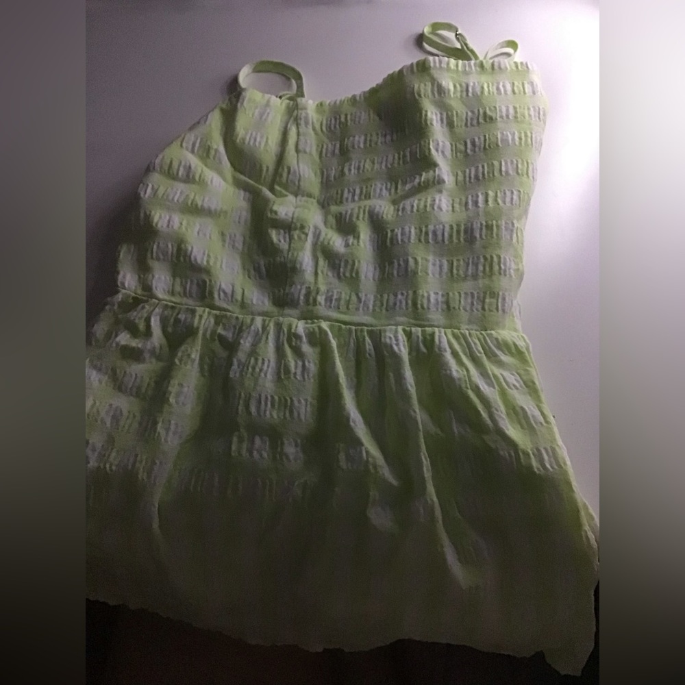 Green cute tank